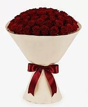 Букет 101 Бордовая роза Блэк Бакарра в Комсомольский Республики Дагестан