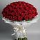 Букет 101 Красная роза Блэк Мэджик в Комсомольский Республики Дагестан