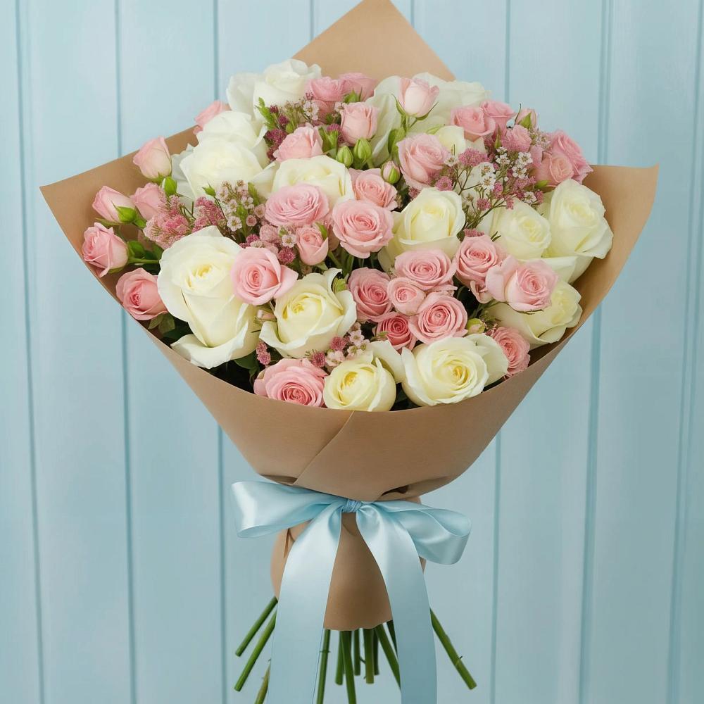 Букет цветов из: Розы в Комсомольский Республики Дагестан