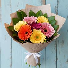 Букет цветов из:  Герберы в Комсомольский Республики Дагестан