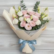 Букет цветов из:  Лизиантусы #REPLACE_PRED# Комсомольский Республики Дагестан