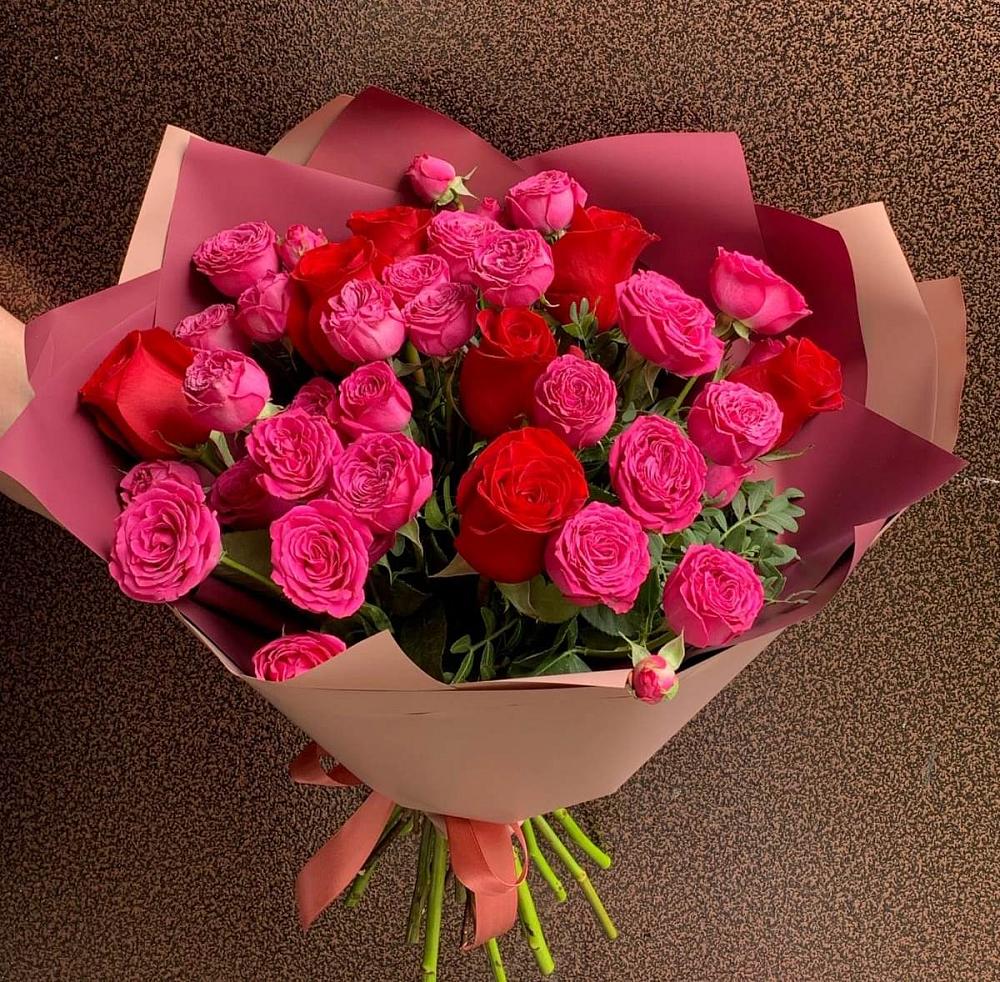 Букет В объятьях нежности в Комсомольский Республики Дагестан