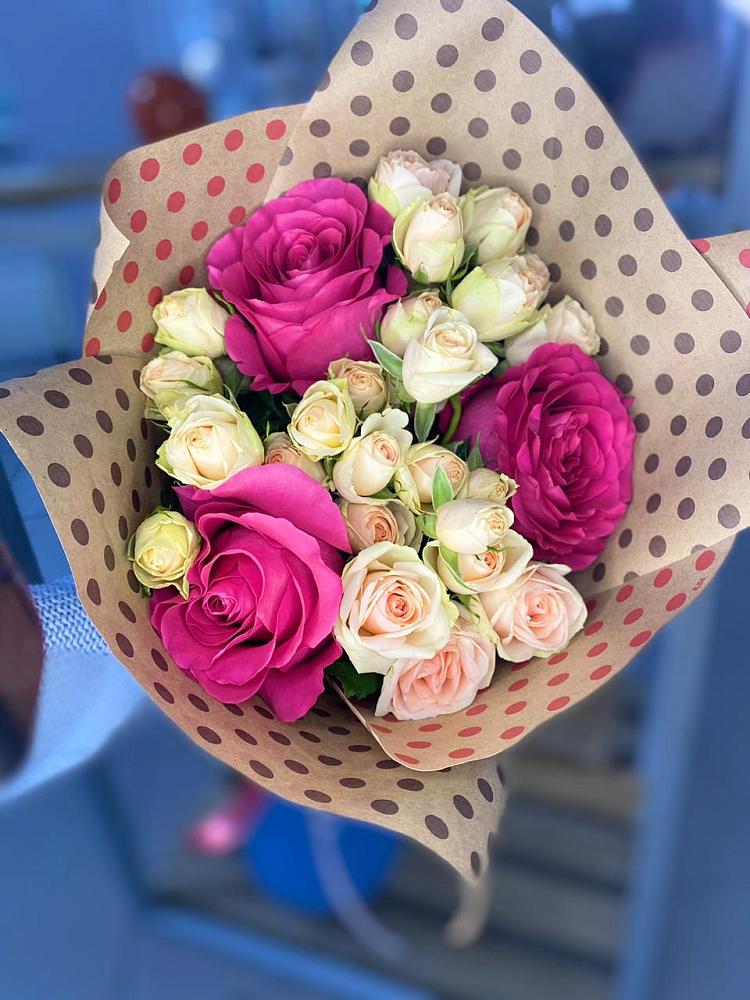 Букет цветов из: Розы в Комсомольский Республики Дагестан