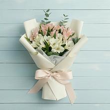 Букет цветов из:  Альстромерии в Комсомольский Республики Дагестан