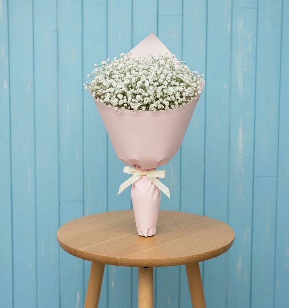 Букет цветов из: Гипсофила в Комсомольский Республики Дагестан