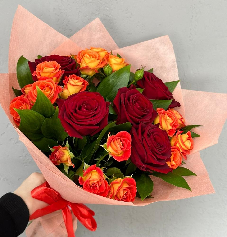 Букет Любовь и восторг в Комсомольский Республики Дагестан