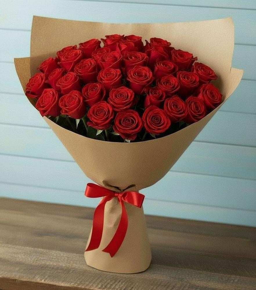 Букет Красные розы Милано в Комсомольский Республики Дагестан