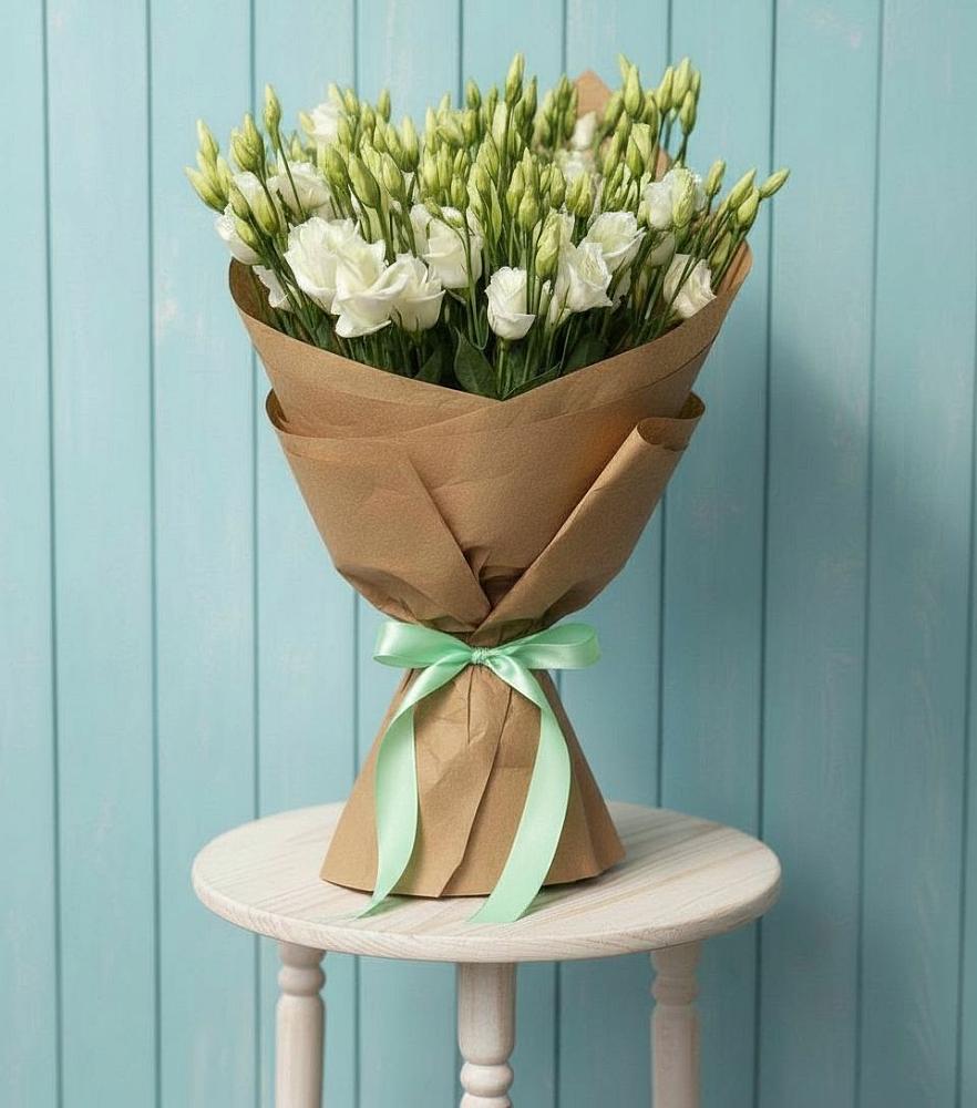 Букет цветов из: Лизиантусы в Комсомольский Республики Дагестан