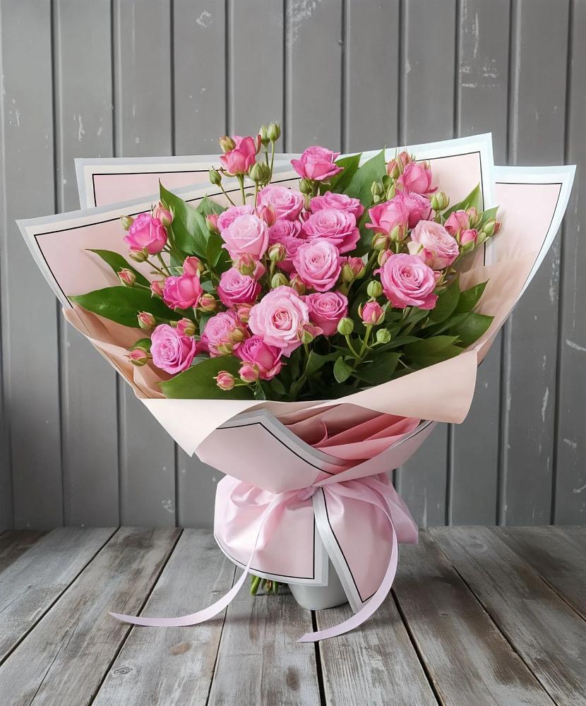 Букет Розовый кустик в Комсомольский Республики Дагестан