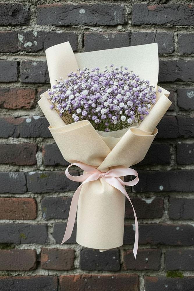 Букет цветов из: Гипсофила в Комсомольский Республики Дагестан