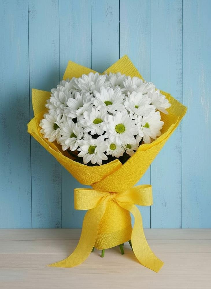 Букет цветов из: Хризантемы в Комсомольский Республики Дагестан