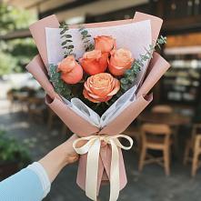 Букет цветов из:  Розы в Комсомольский Республики Дагестан