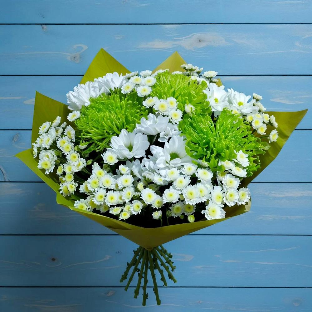 Букет цветов из: Хризантемы в Комсомольский Республики Дагестан