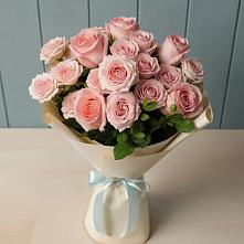 Букет Розовый шарм в Комсомольский Республики Дагестан
