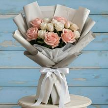 Букет цветов из:  Розы #REPLACE_PRED# Комсомольский Республики Дагестан