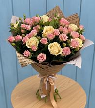 Букет цветов из:  Розы в Комсомольский Республики Дагестан