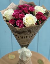 Букет цветов из:  Розы в Комсомольский Республики Дагестан