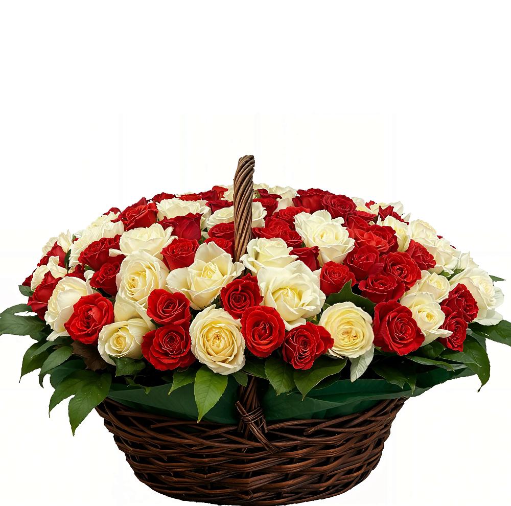 Премиум букет из: Розы в Комсомольский Республики Дагестан