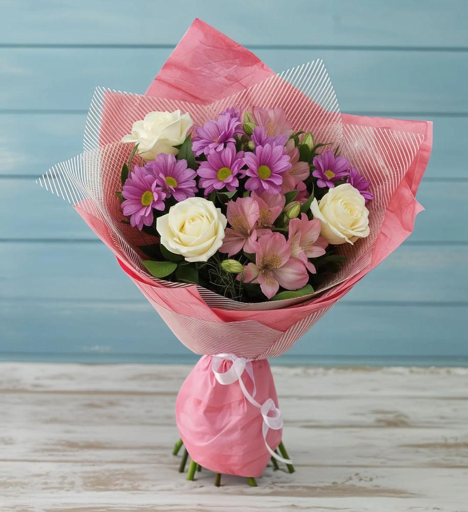 Букет цветов из: Герберы в Комсомольский Республики Дагестан