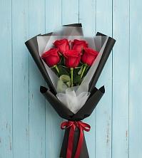 Букет цветов из:  Розы в Комсомольский Республики Дагестан