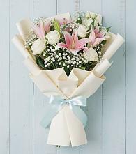 Букет цветов из:  Лилии в Комсомольский Республики Дагестан