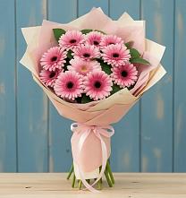 Букет цветов из:  Герберы в Комсомольский Республики Дагестан