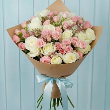 Букет цветов из:  Розы в Комсомольский Республики Дагестан